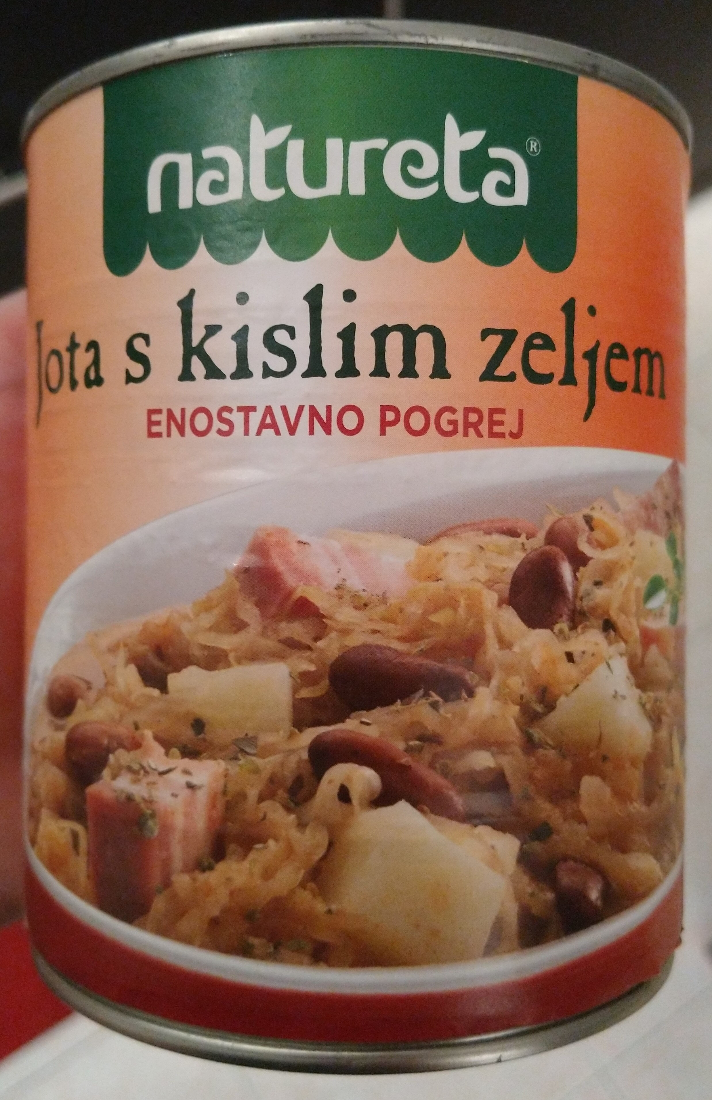 Confezione di Jota s kislim zeljem