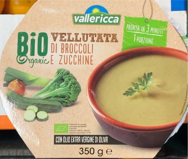 Confezione di Vellutata Bio di Broccoli e Zucchine