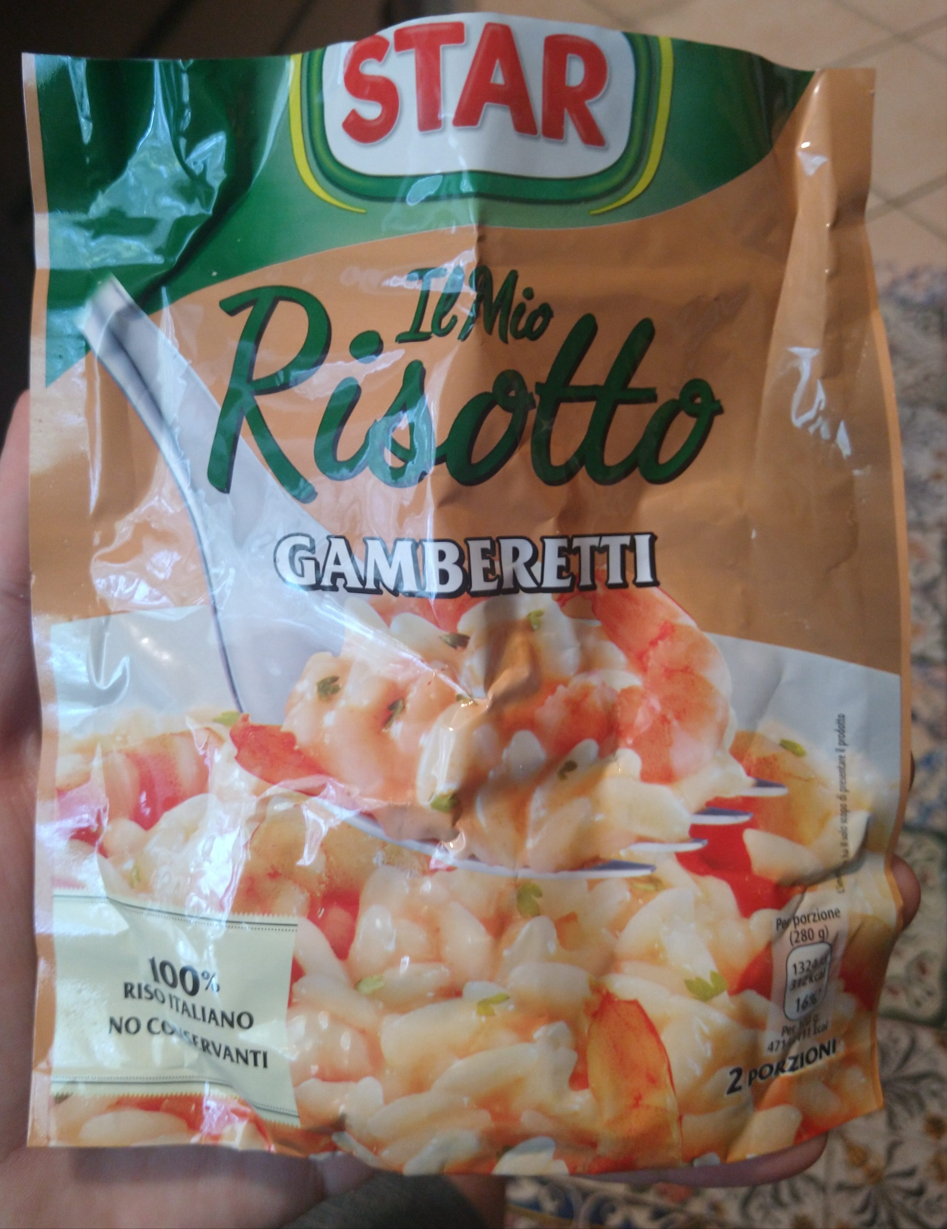 Confezione di Risotto Cremoso Gamberetti