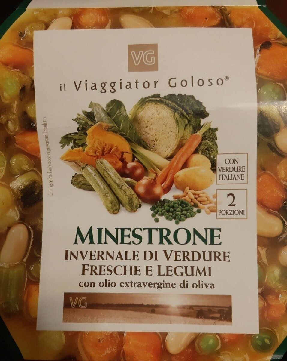 Confezione di Minestrone invernale di verdure fresche e legumi