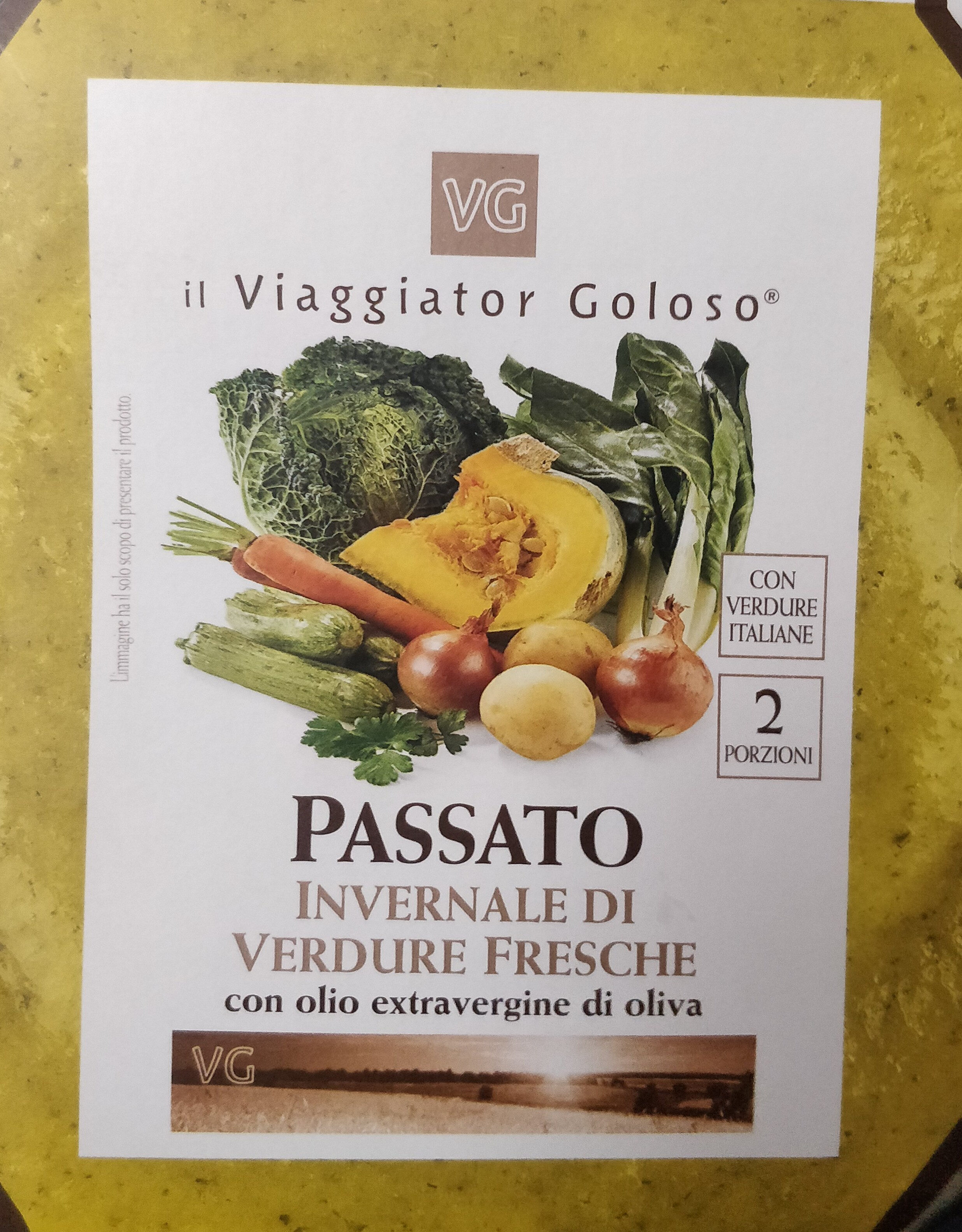 Confezione di Passato invernale di verdure fresche