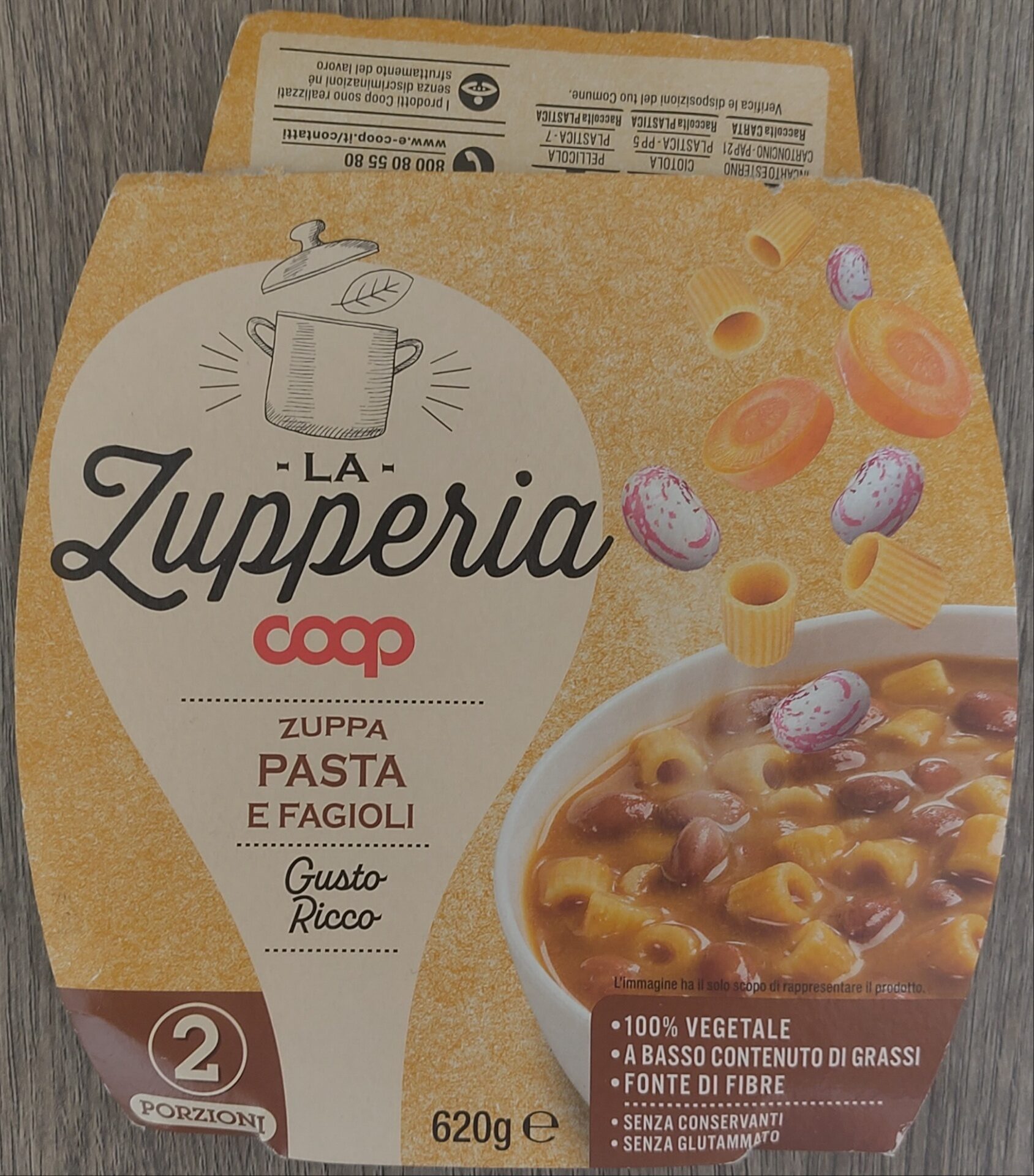 Confezione di La zuppiera zuppa pasta e fagioli