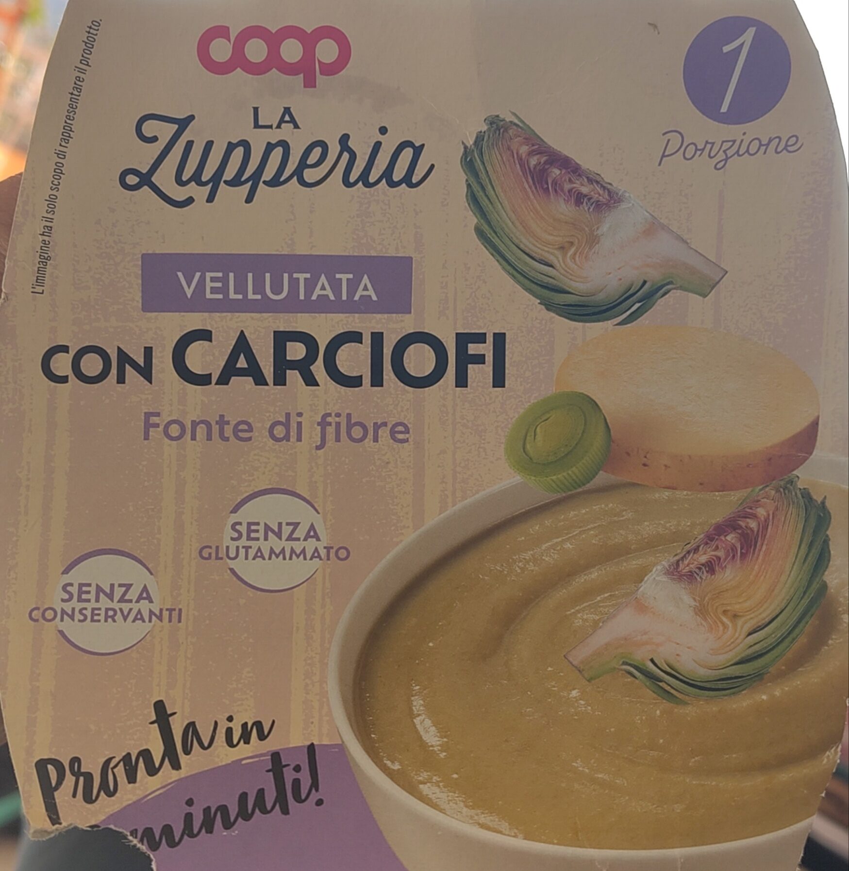 Confezione di Vellutata di carciofi