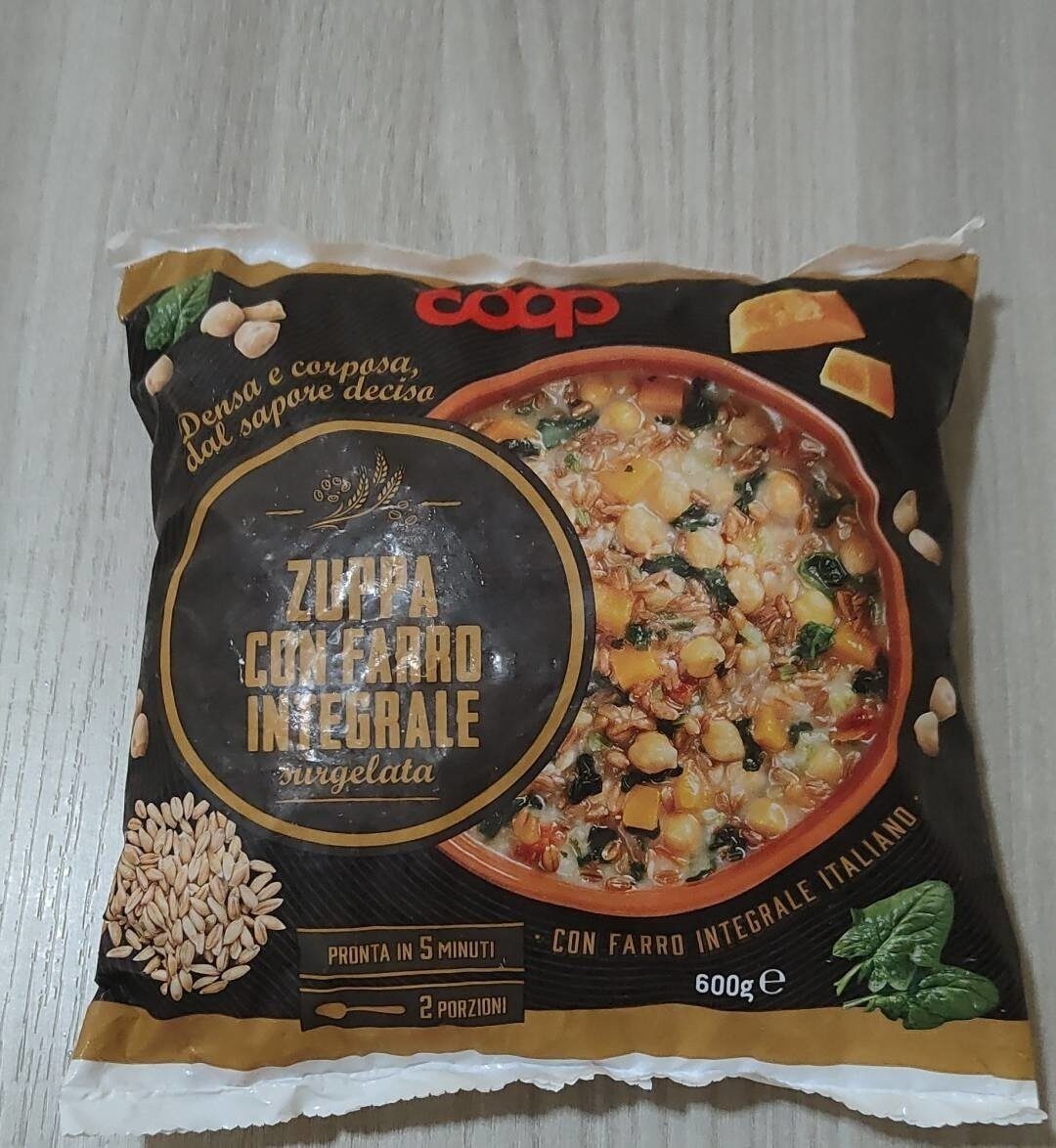 Confezione di Zuppa con farro integrale