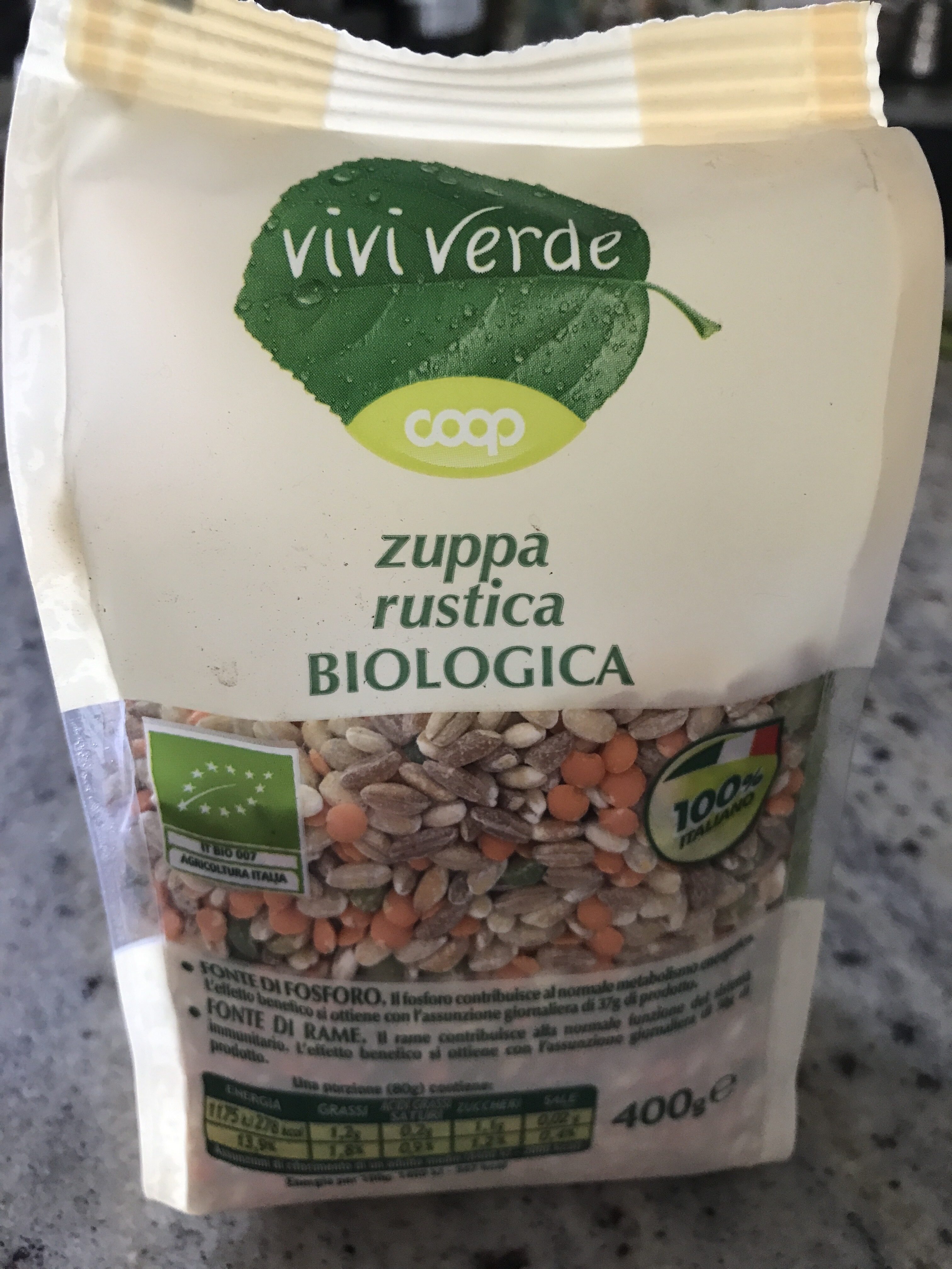 Confezione di Zuppa Rustica Biologica