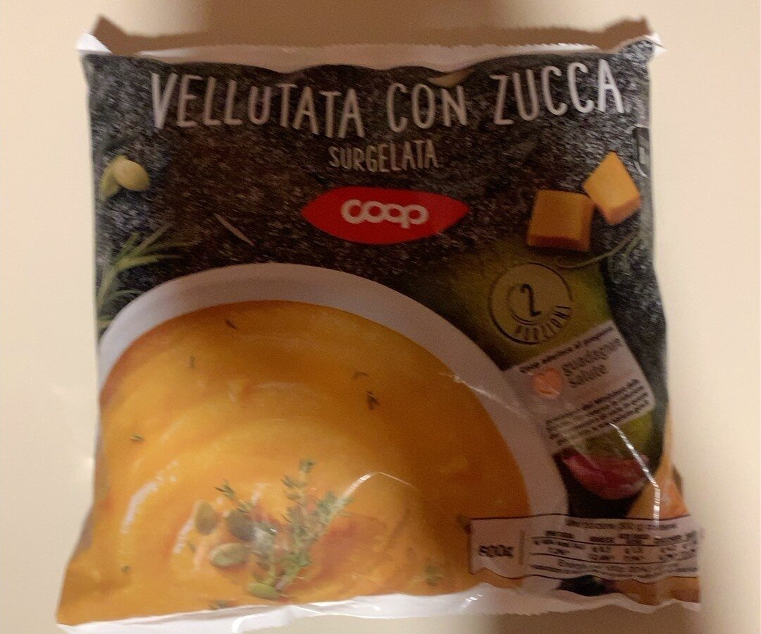 Confezione di Vellutata con zucca surgelata