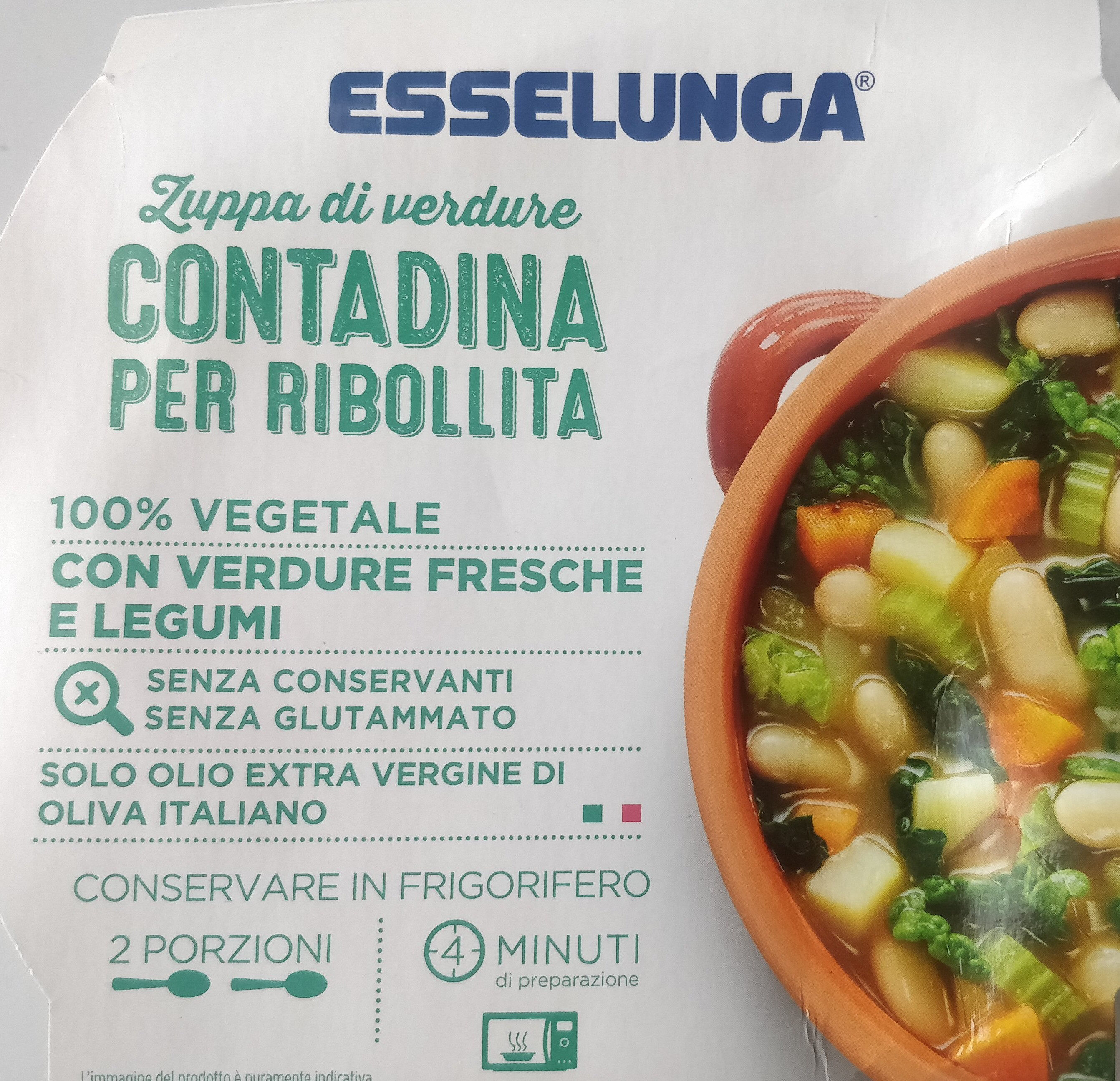 Confezione di Zuppa di verdure contadina per ribollita