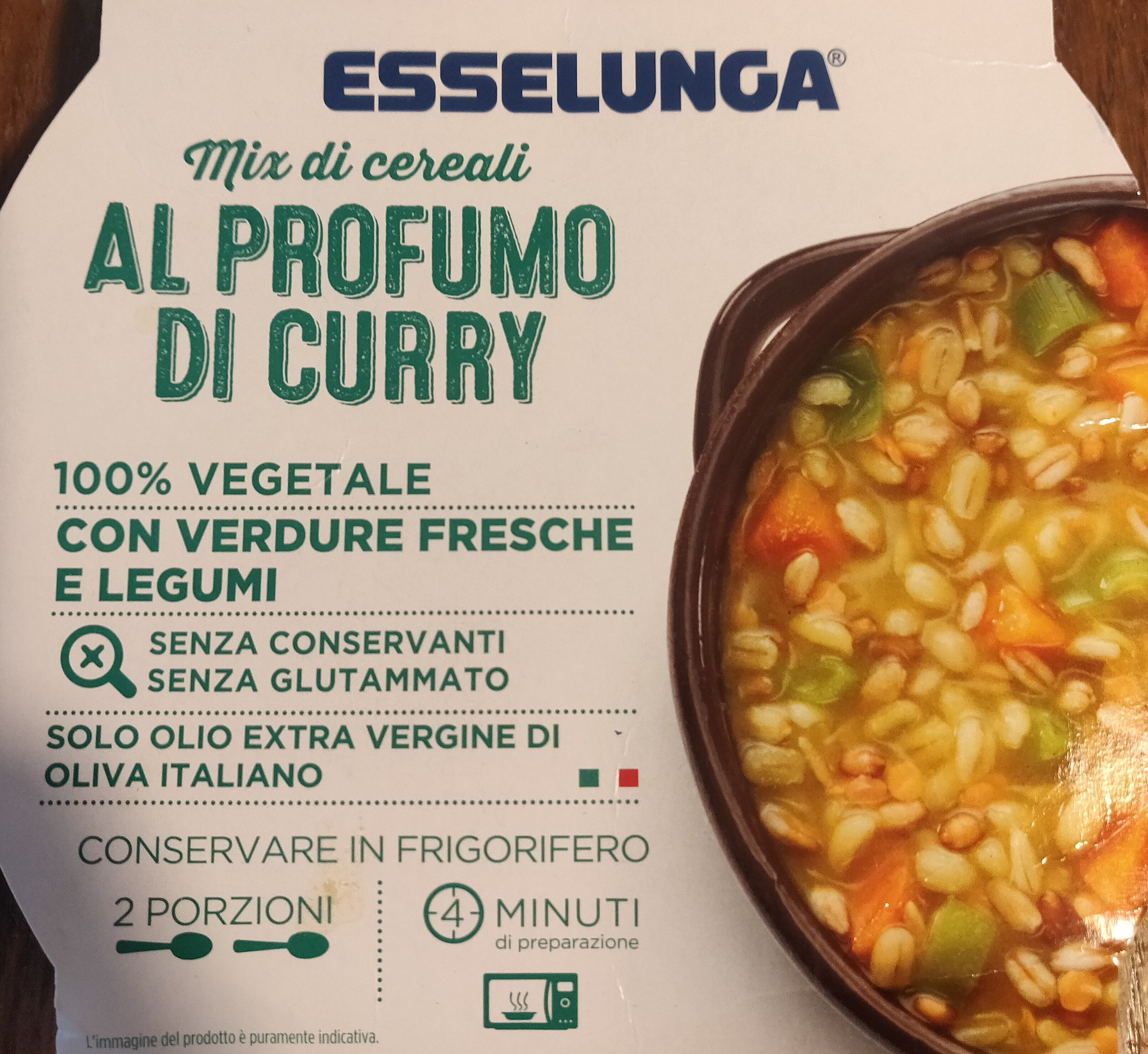 Confezione di Mix di cereali al profumo di Curry