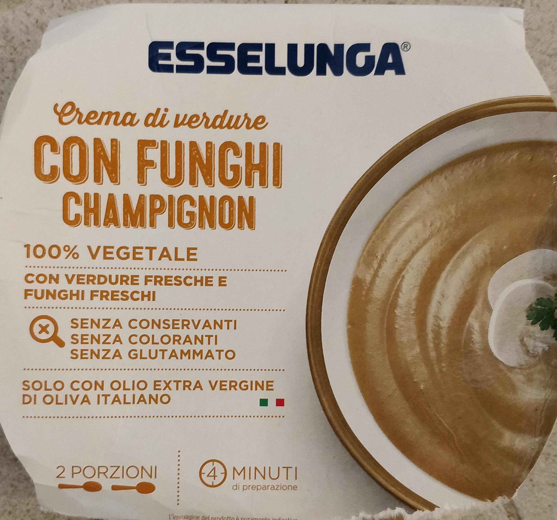 Confezione di Crema di verdure con funghi porcini