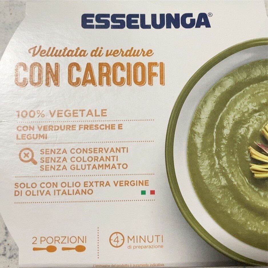 Confezione di Vellutata di verdure con carciofi
