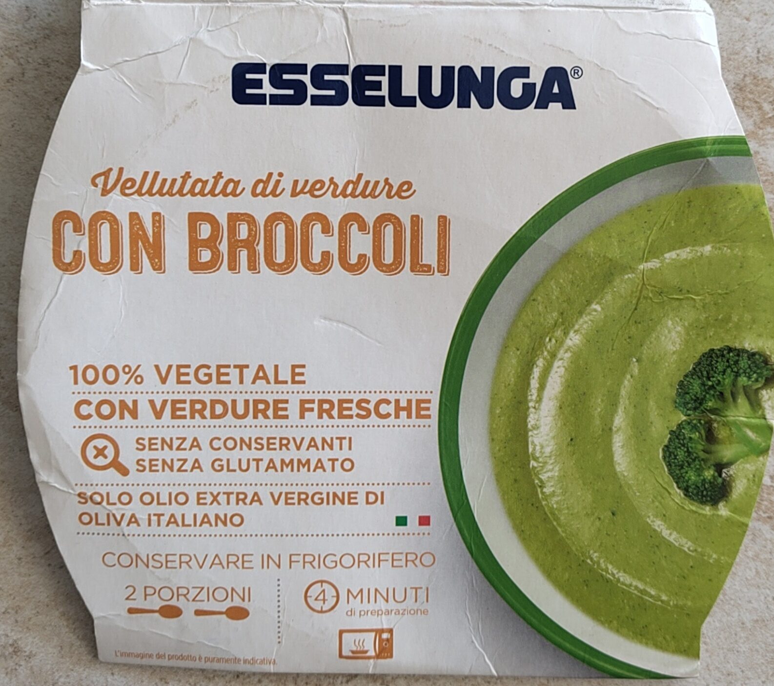 Confezione di Vellutata di verdure con broccoli
