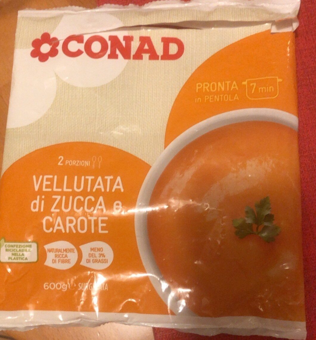 Confezione di Vellutata di zucca e carote