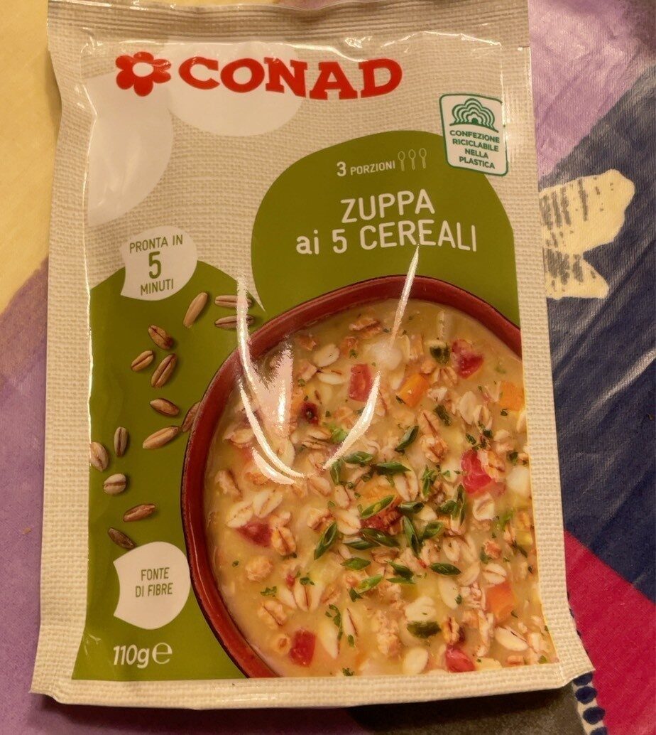 Confezione di Zuppa ai 5 cereali