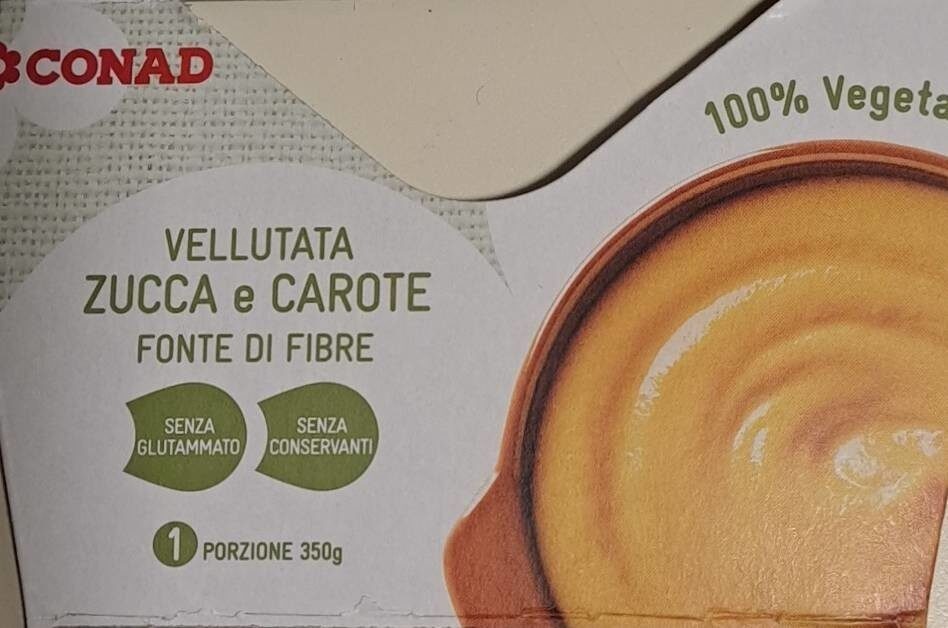 Confezione di Vellutata zucca e carote