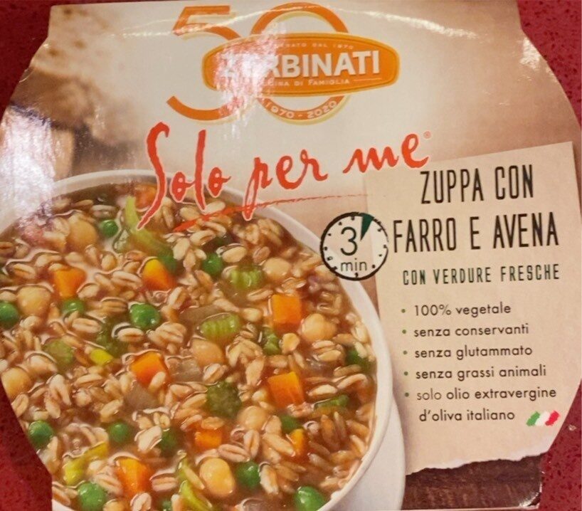 Confezione di Zuppa con Farro e Avena
