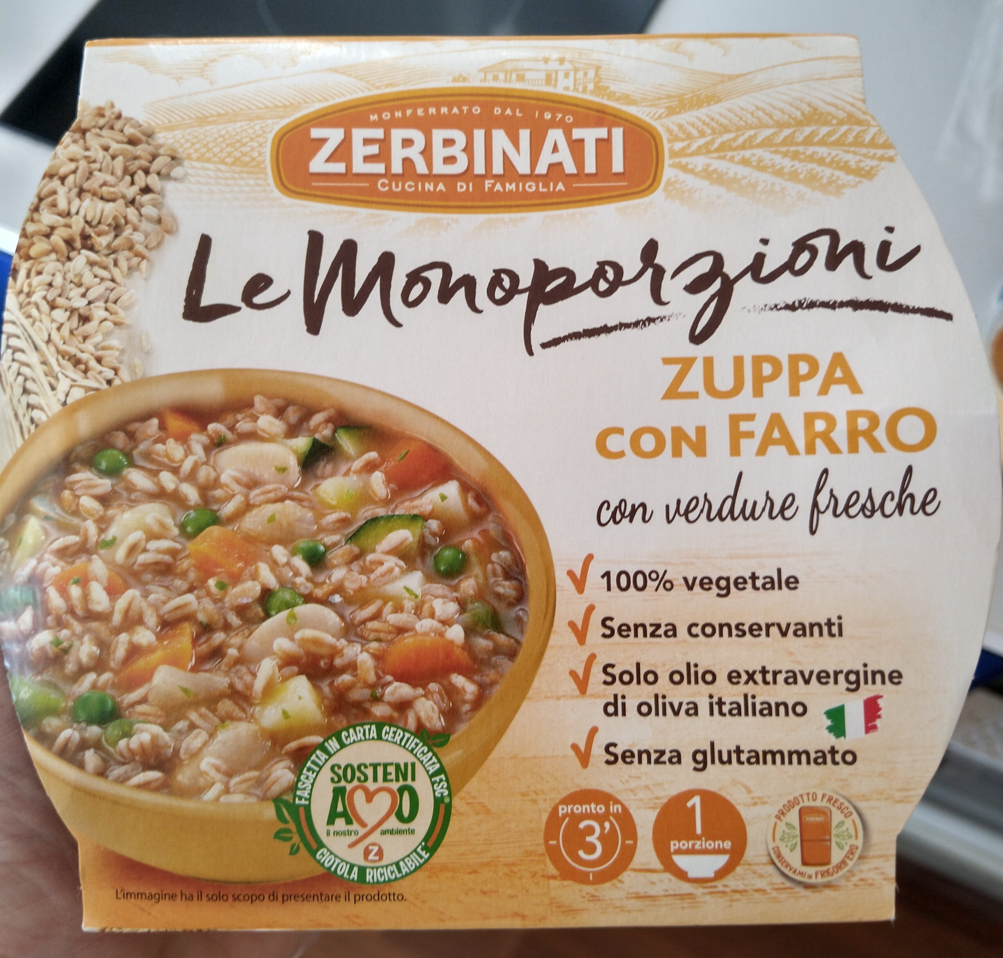 Confezione di Zuppa con farro