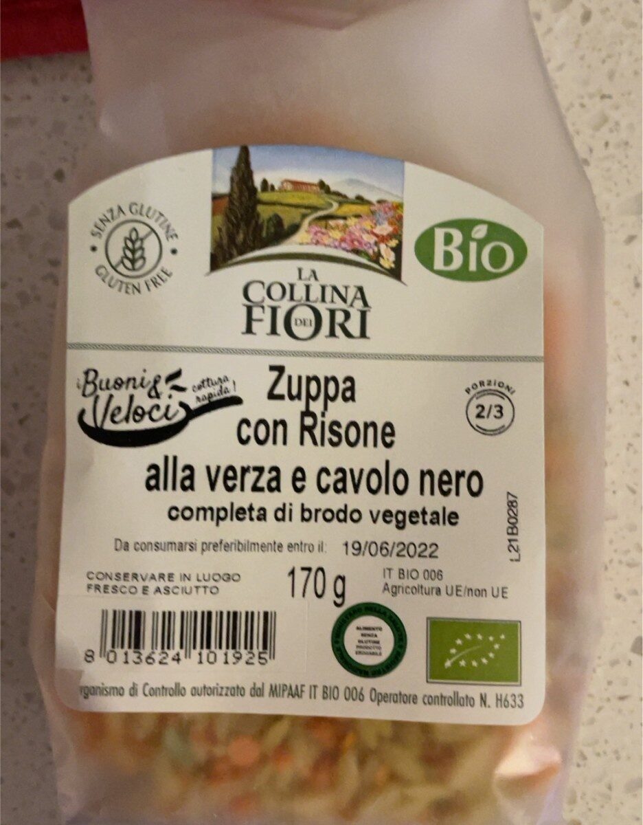 Confezione di Zuppa di risone alla verza e cavolo nero