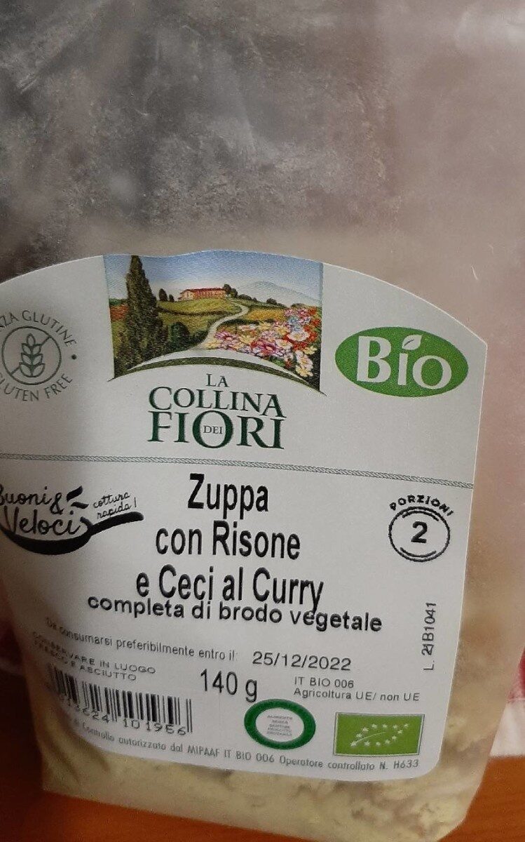 Confezione di Preparato per zuppa con risonanza e ceci al curry