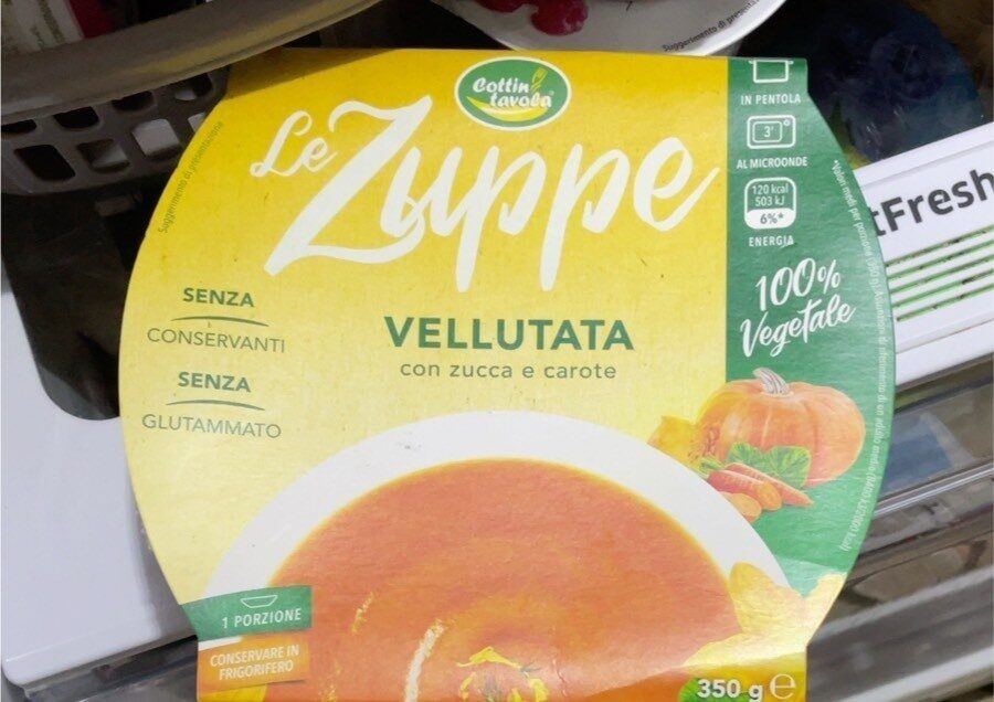 Confezione di Vellutata con zucca e carote