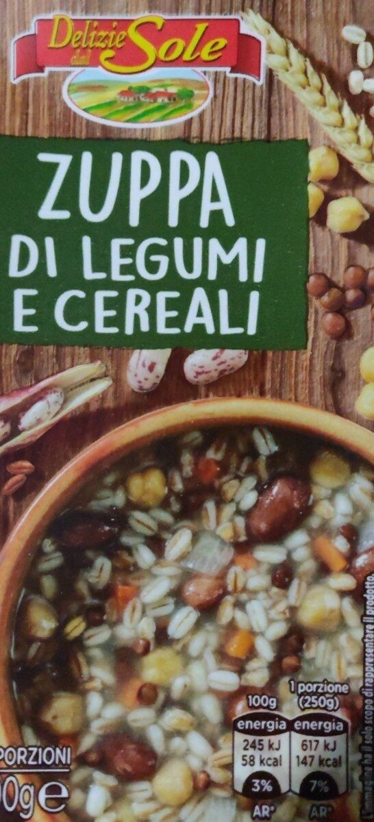 Confezione di Zuppa di legumi e cereali
