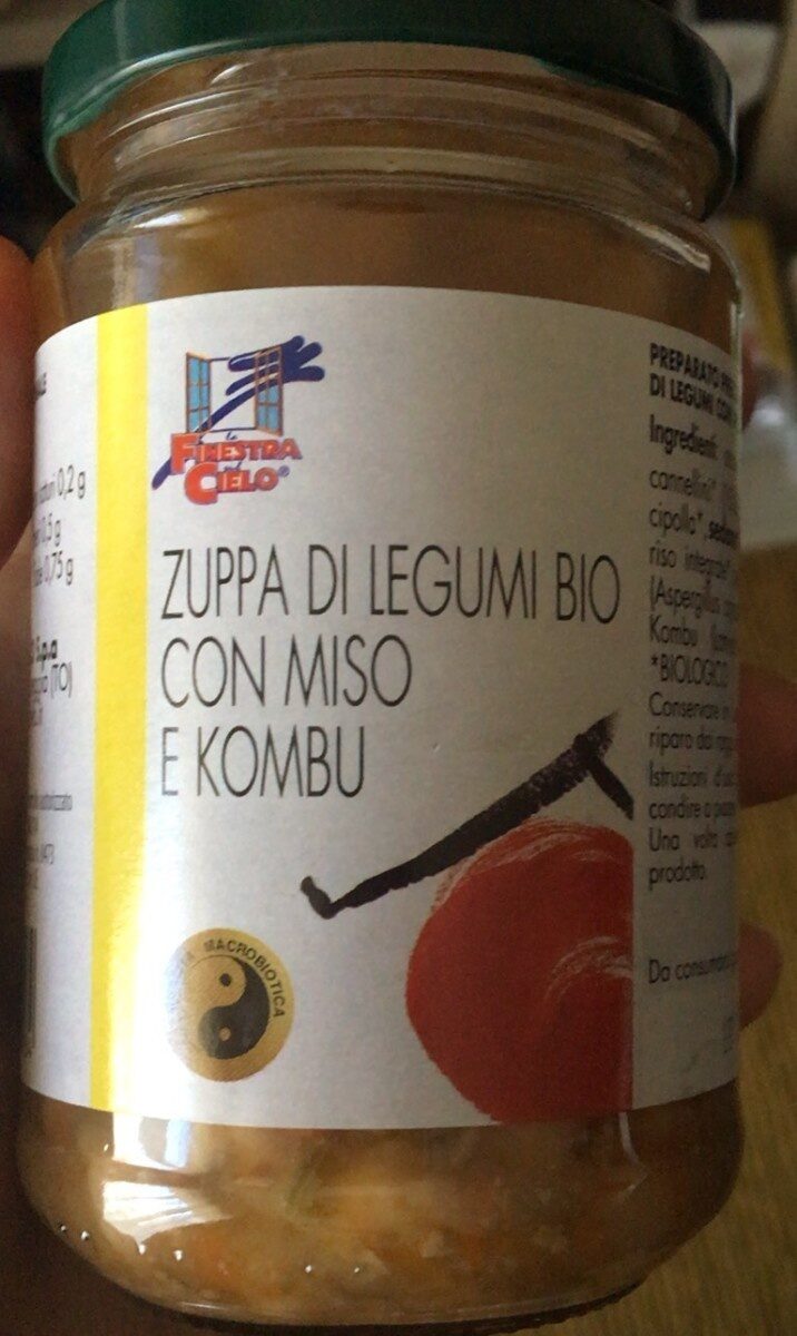 Confezione di Zuppa di legumi bio con Miso e Kombu