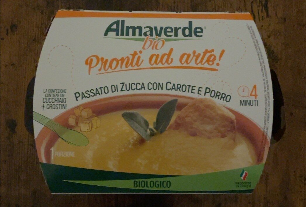 Confezione di Passato di Zucca con Carote e Porro