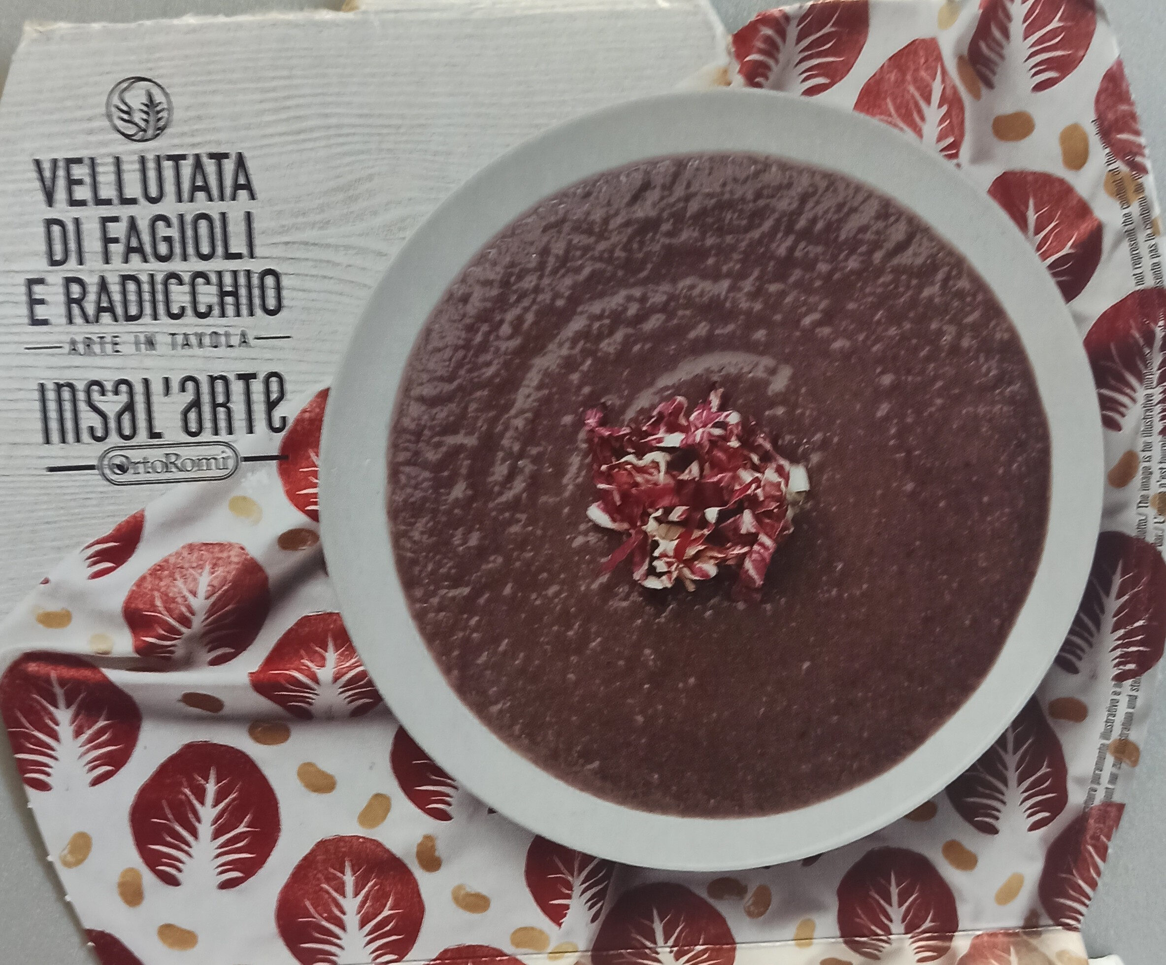 Confezione di Vellutata di fagioli e radicchio