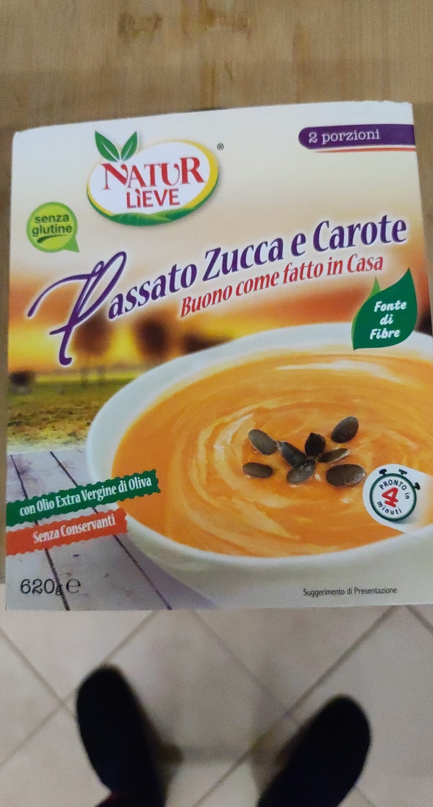 Confezione di Passato zucca e carote