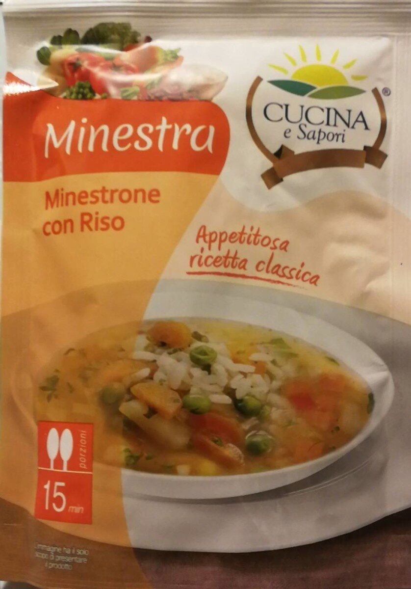 Confezione di Minestrone con riso