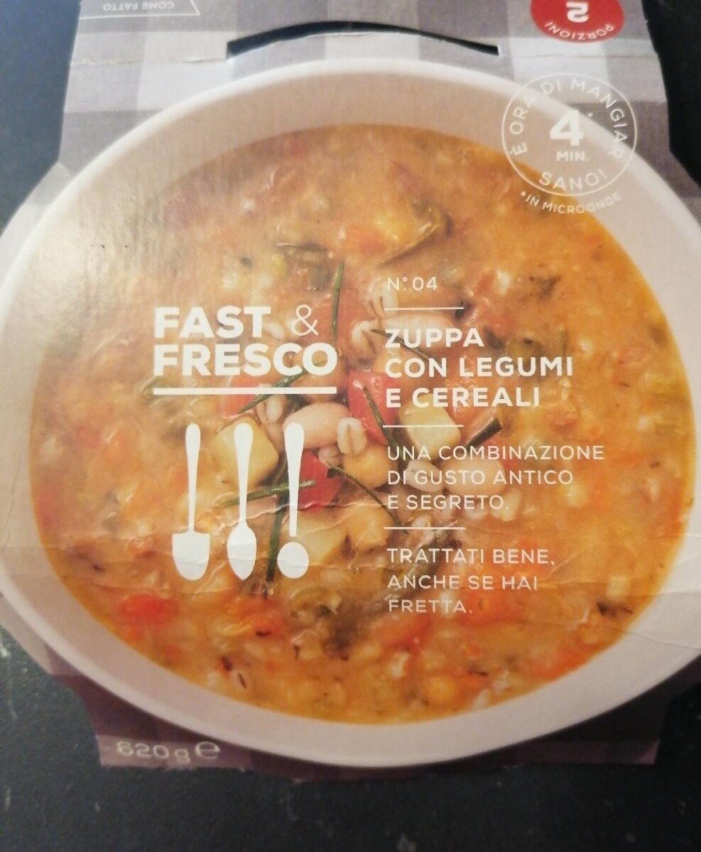 Confezione di Zuppa con i legumi e i cereali