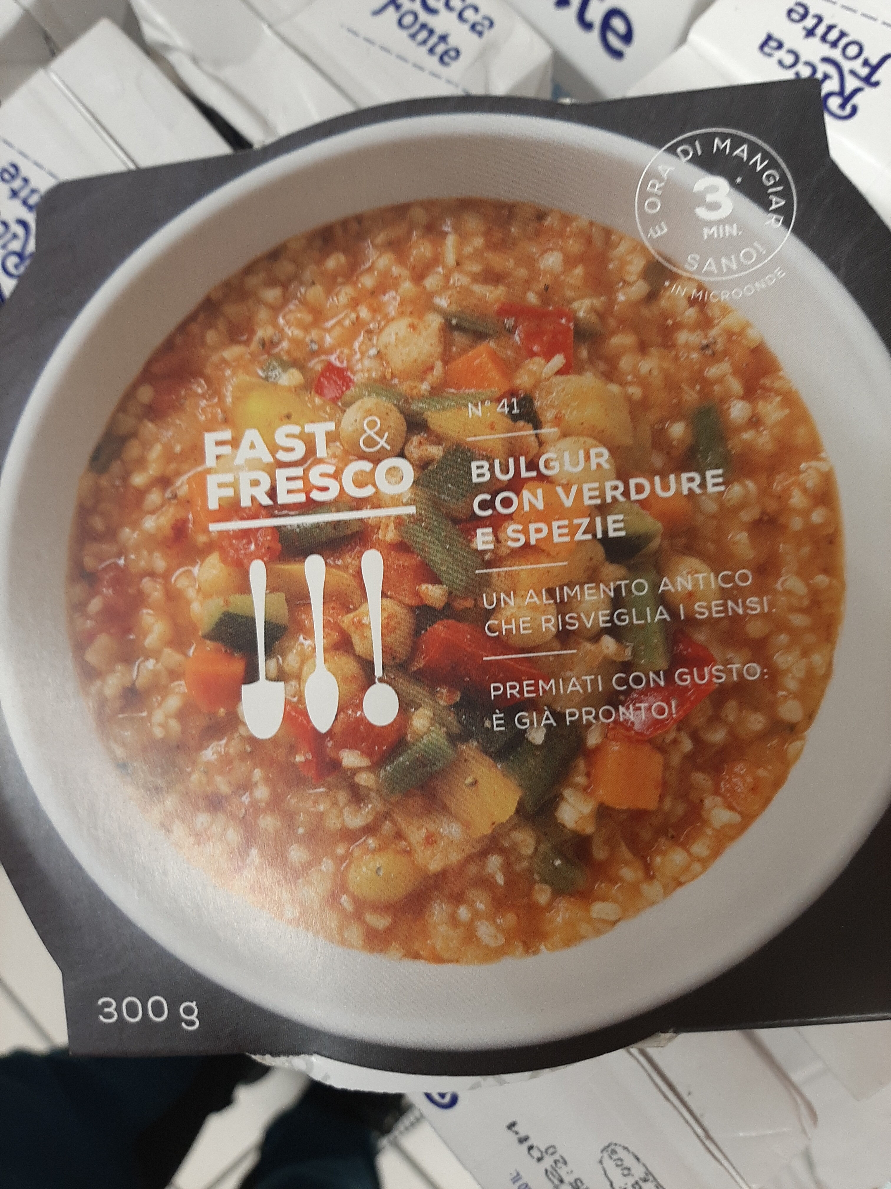 Confezione di Bulgur con verdure e spezie