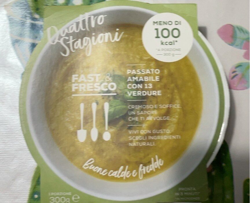 Confezione di Passato amabile con 13 verdure