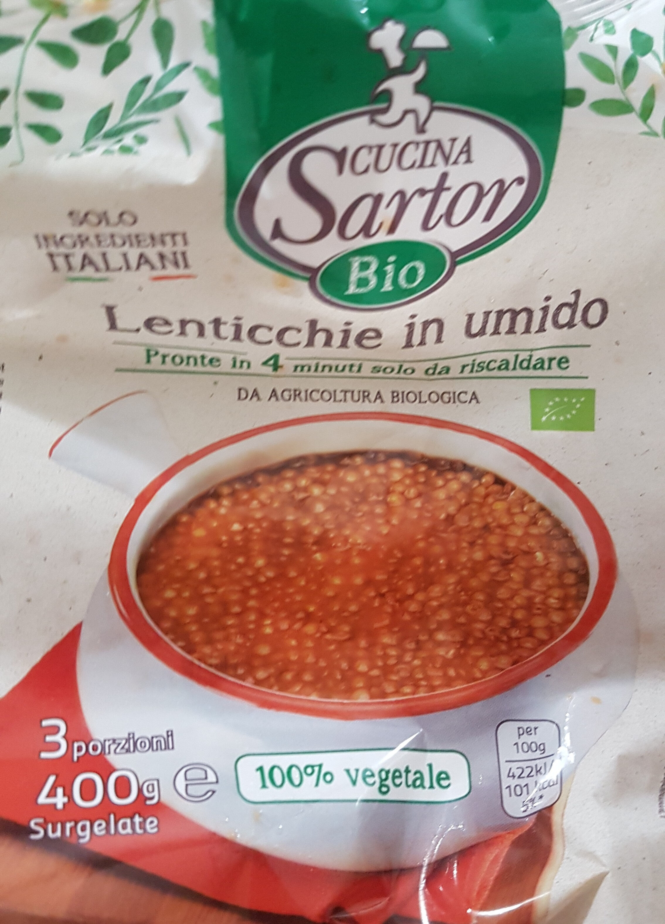 Confezione di Lenticchie in umido