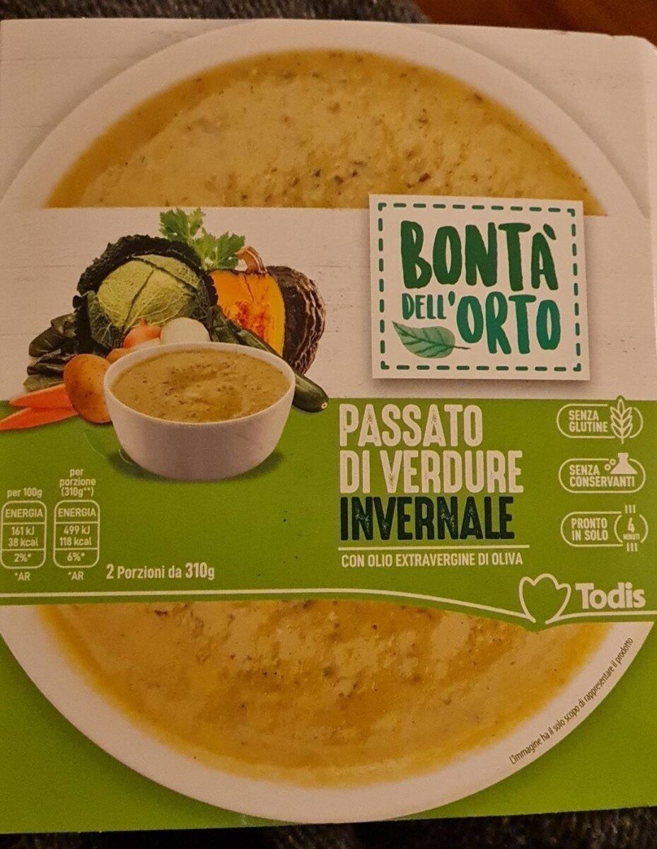 Confezione di Passato di verdure invernale