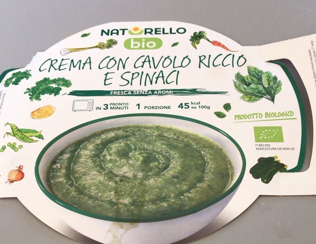 Confezione di Crema con cavolo riccio e spinaci