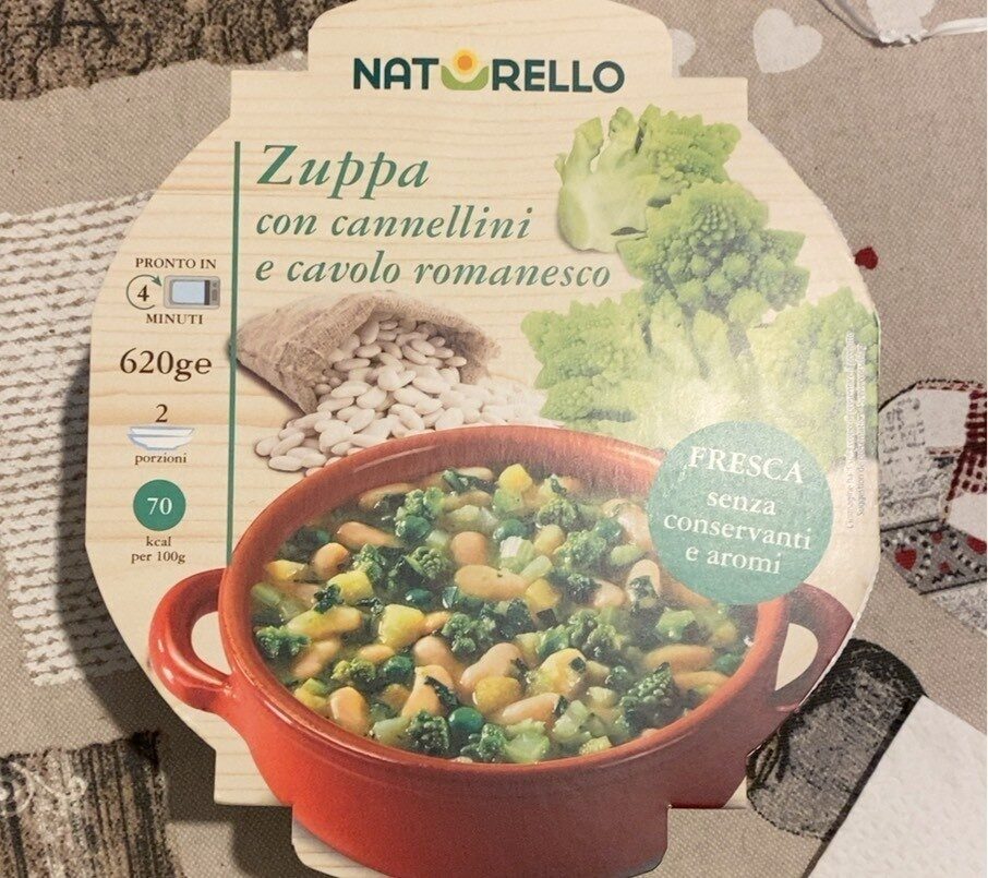 Confezione di Zuppa con cannellini e cavolo romanesco