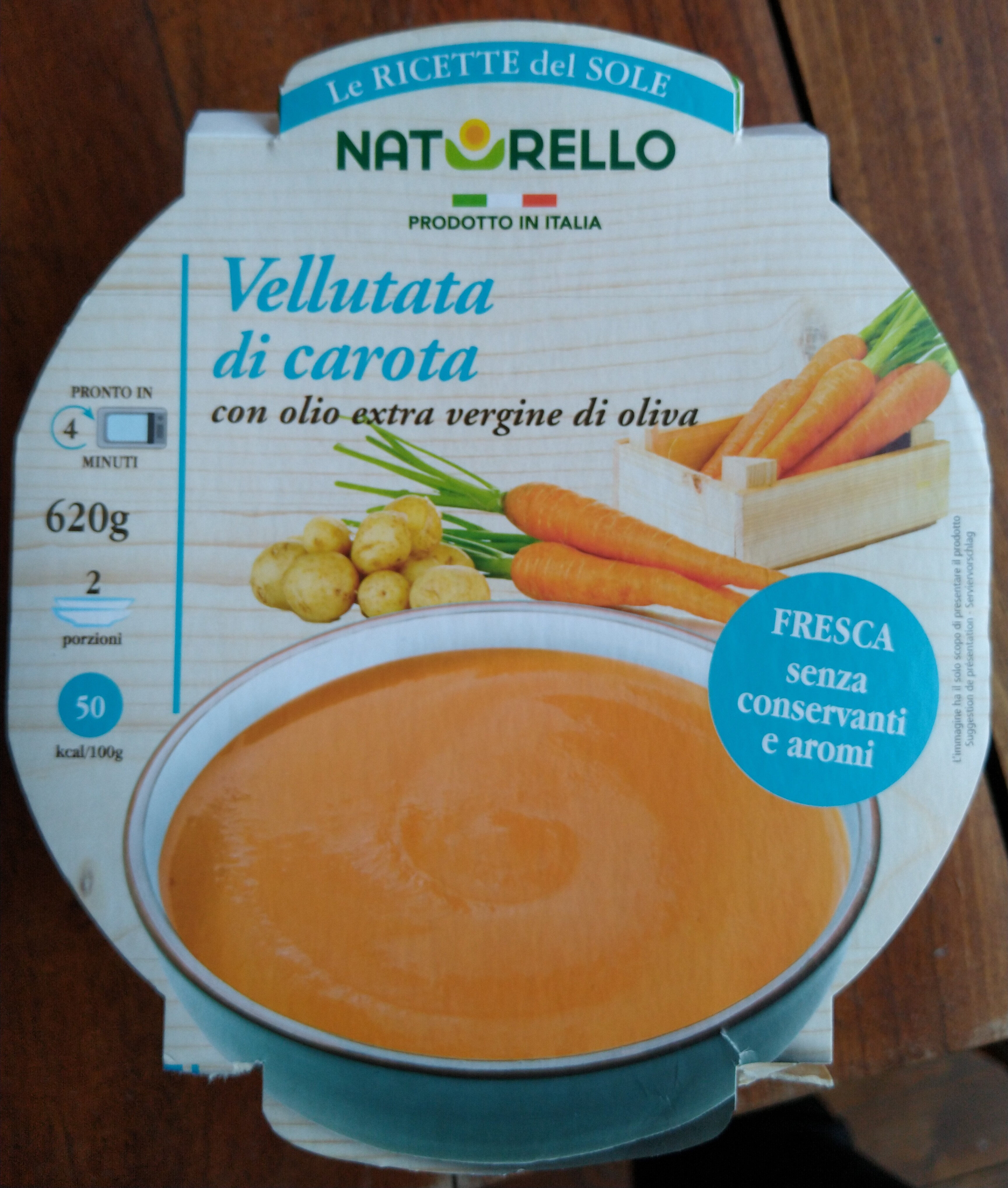 Confezione di Vellutata di carota