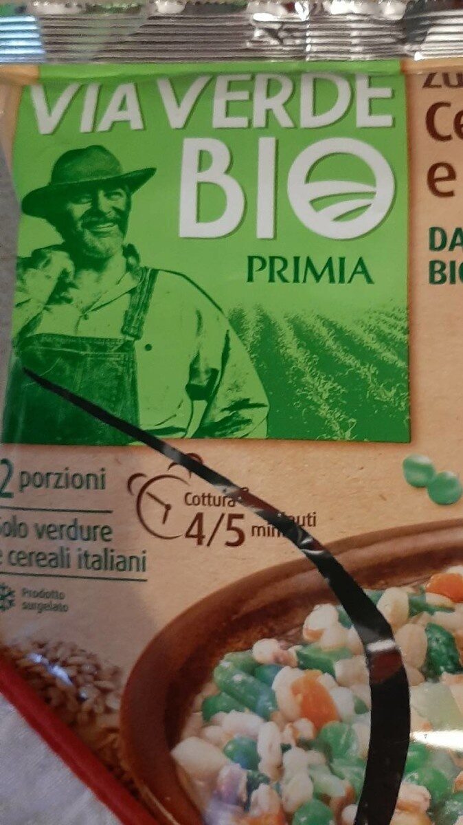 Confezione di Zuppa di cereali e verdure