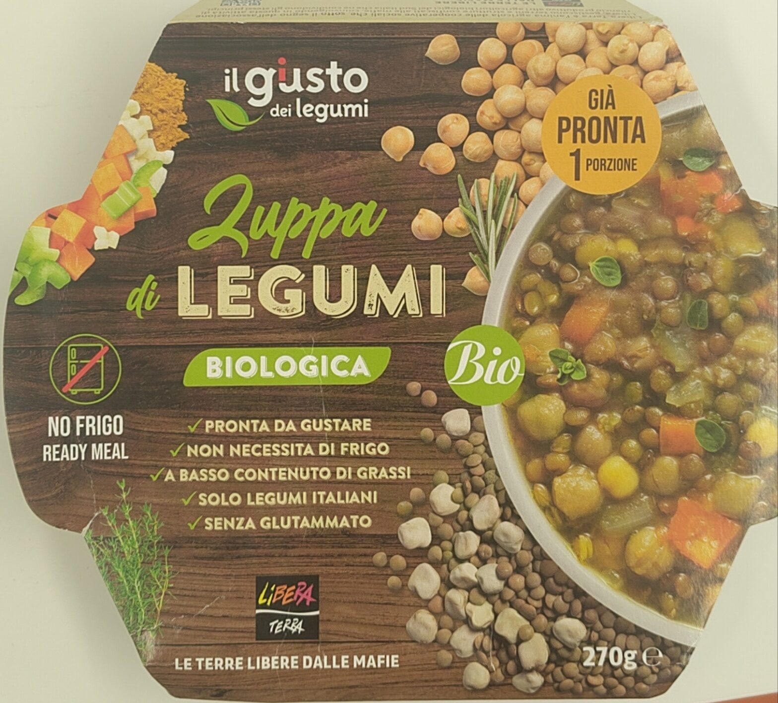 Confezione di Zuppa di legumi biologica
