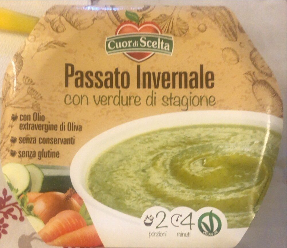 Confezione di Passato invernale con verdure di stagione