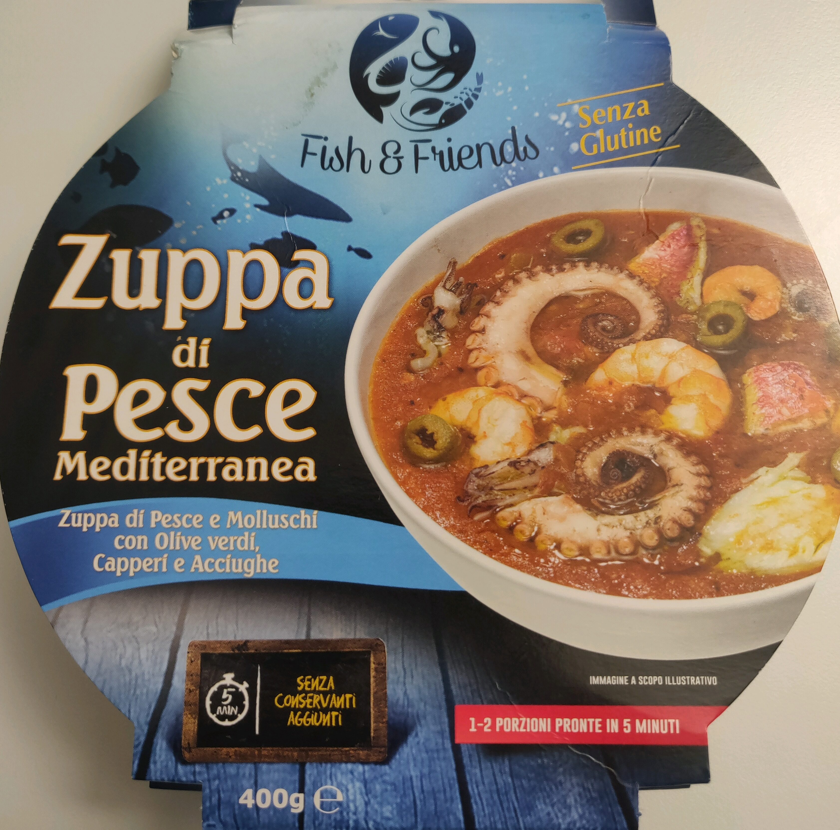 Confezione di Zuppa di pesce mediterranea