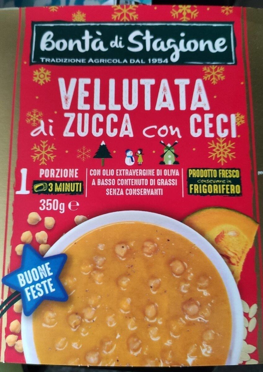 Confezione di Vellutata Di zucca con cecci
