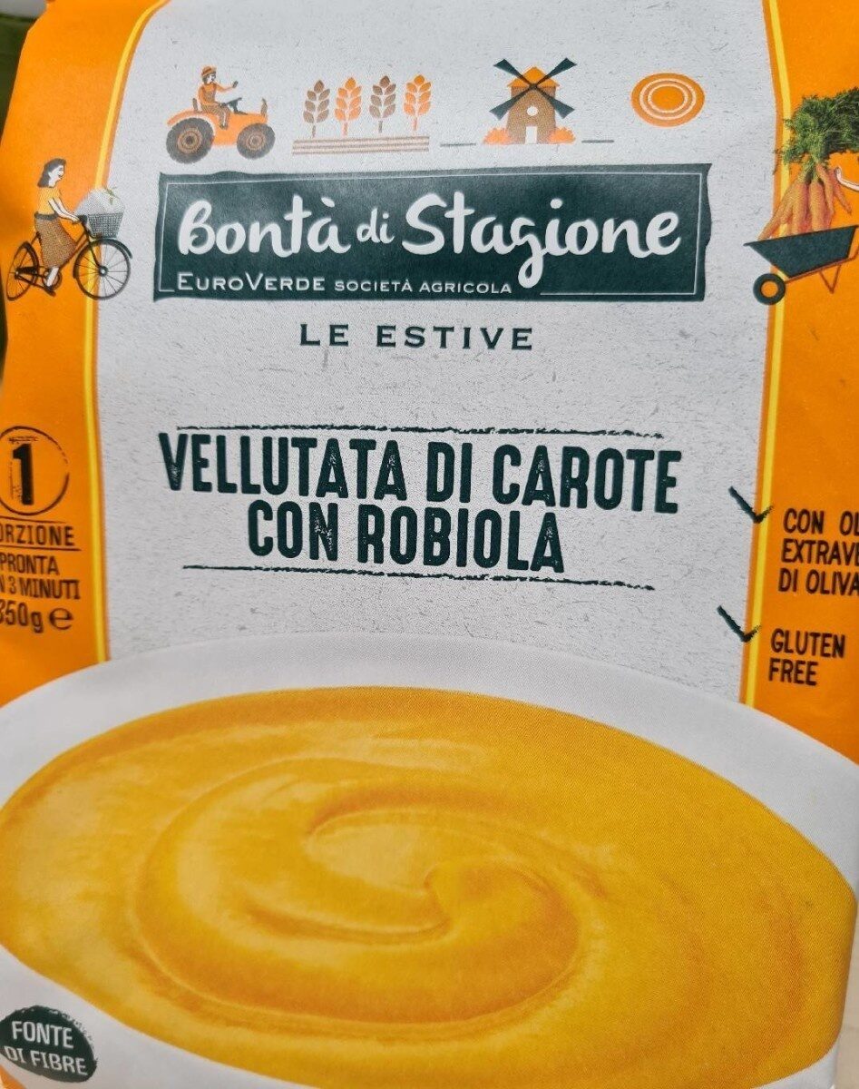 Confezione di Vellutata Di Carote con Robiola