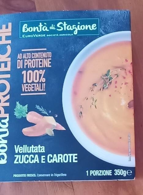 Confezione di Velluata Zucca e Carote