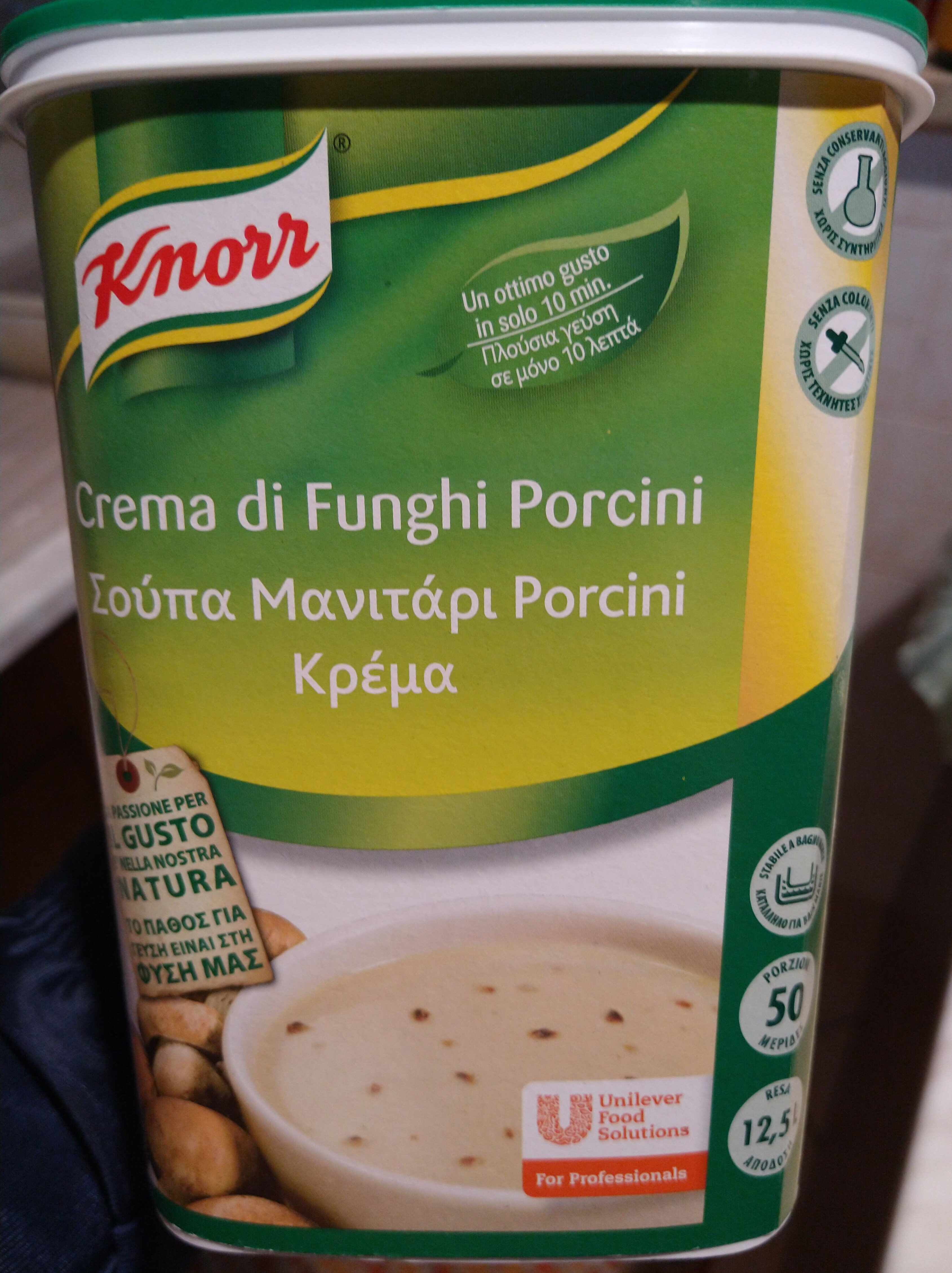 Confezione di Crema di funghi porcini